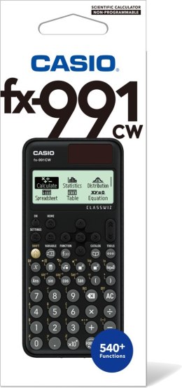 CASIO FX-991CW KALKULATOR NAUKOWY BOX. Czarny.