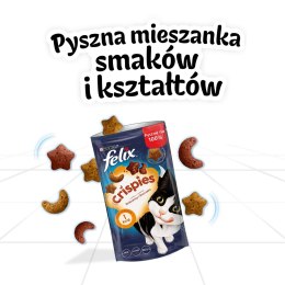 FELIX Crispies Wołowina, Kurczak - przysmak dla kota - 45 g