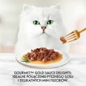 Gourmet Gold Sauce Delight z wołowiną - mokra karma dla kota - puszka - 85 g