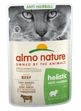 ALMO NATURE Functional Hairball z wołowiną - mokra karma dla kotów- 70g