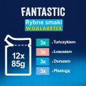 FELIX Fantastic Ryba - mokra karma dla kota - 12x85g