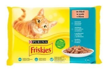 FRISKIES Mix Rybny - mokra karma dla kota - 4x85 g