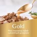 GOURMET GOLD Łosoś i kurczak w sosie mokra karma dla kota - puszka - 85 g