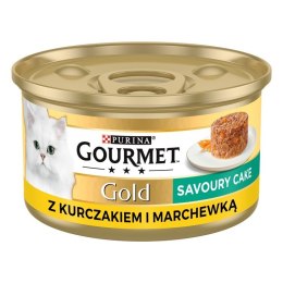 Gourmet Gold Savoury Cake kurczak i marchewka - mokra karma dla kota - 85 g