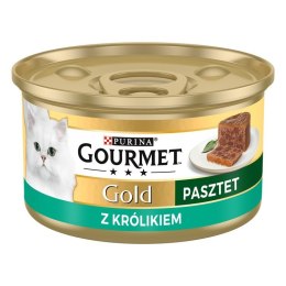 Purina Gourmet Gold królik - mokra karma dla kota - 85 g