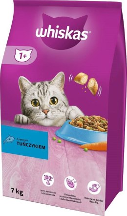 WHISKAS Kot Adult Sucha Karma z tuńczykiem 7kg