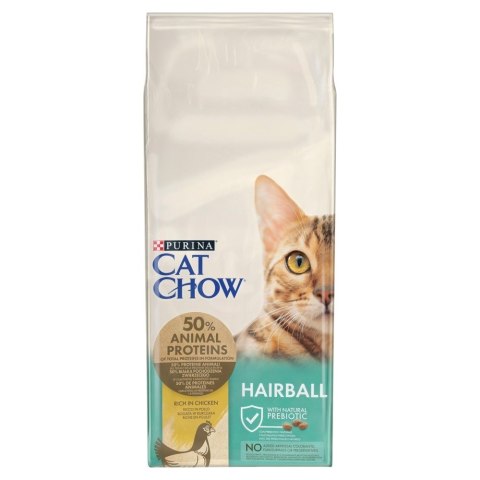 PURINA CAT CHOW Special Care Hairball Control 15kg - sucha karma dla kota