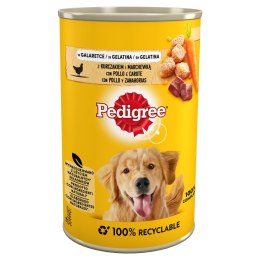 PEDIGREE Adult Kurczak z marchewką w galaretce - mokra karma dla psa - 400 g