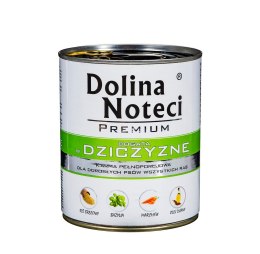 DOLINA NOTECI Premium bogata w dziczyznę - mokra karma dla psa - 800g