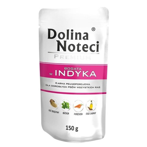 DOLINA NOTECI Premium bogata w indyka - mokra karma dla psa - 150g