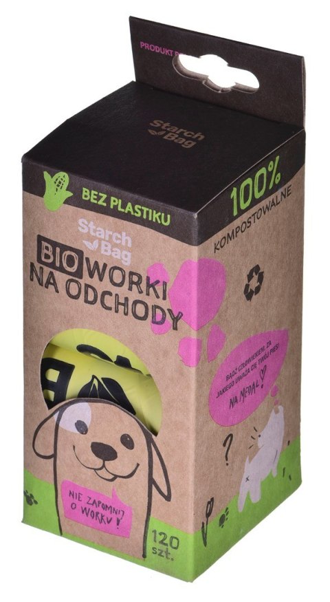 STARCH BAG - bioworki na odchody - 8 x 15 szt.