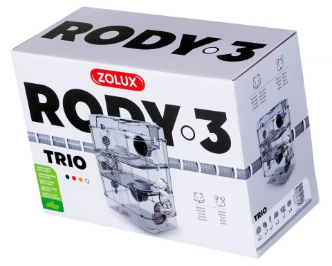 ZOLUX Klatka RODY3 TRIO biała ZOLUX Klatka RODY3 TRIO biała
