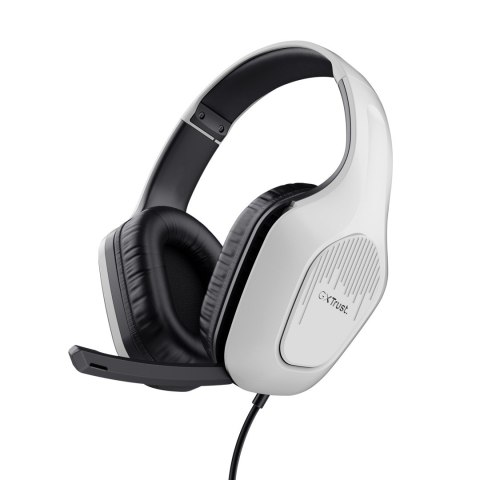 Słuchawki TRUST ZIROX HEADSET WHITE Słuchawki TRUST ZIROX HEADSET WHITE