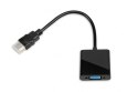 Adapter IBOX IAHV01 (HDMI M - D-Sub (VGA) F; 1m; kolor czarny)