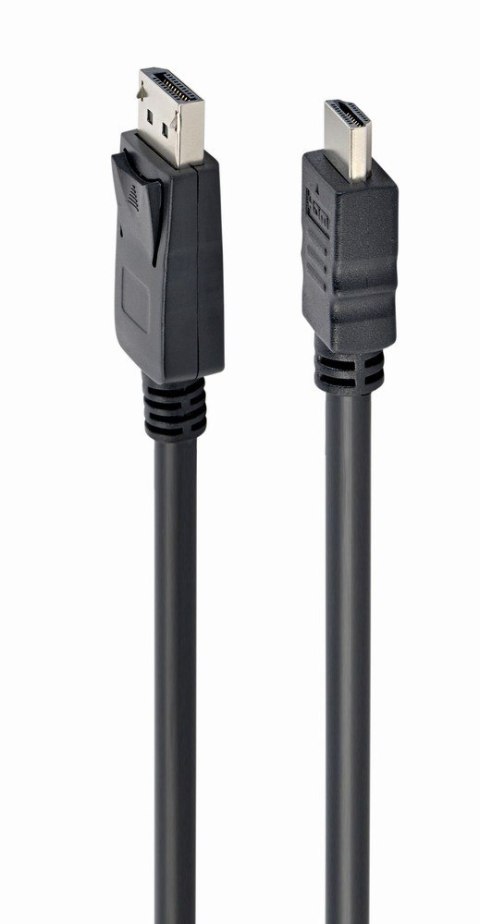 Kabel GEMBIRD CC-DP-HDMI-3M ( DisplayPort M - HDMI M -; 3m; kolor czarny) Kabel GEMBIRD CC-DP-HDMI-3M ( DisplayPort M - HDMI M -; 3m; kolor czarny)