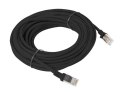 Patchcord UTP Lanberg PCU5-10CC-1000-BK (RJ45 - RJ45 ; 10m; UTP; kat. 5e; kolor czarny)