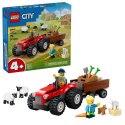 LEGO CITY 60461 Czerwony traktor z przyczepą i owcą