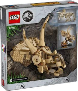 LEGO JURASSIC WORLD 76969 Szkielety dinozaurów: czaszka triceratopsa