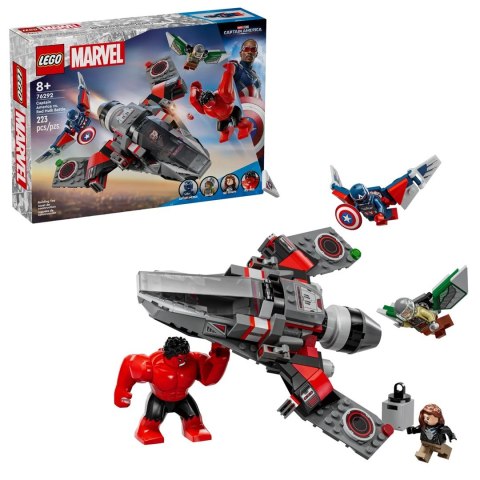 LEGO 76292 Marvel Kapitan Ameryka kontra Czerwony Hulk