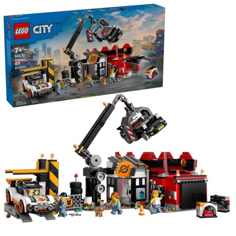 LEGO CITY 60472 Złomowisko z samochodami