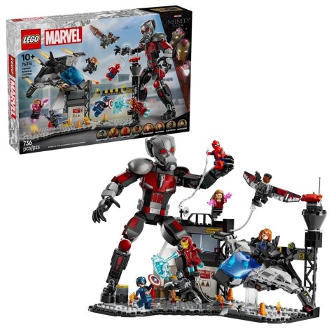 LEGO MARVEL SUPER HEROES 76314 Kapitan Ameryka: Wojna bohaterów — bitwa