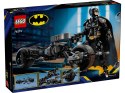 LEGO Super Heroes 76273 Figurka Batmana do zbudowania i batcykl