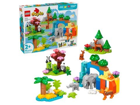 LEGO DUPLO TOWN 10446 Rodziny dzikich zwierząt 3w1