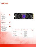 Dysk SSD NM1090 2TB Gen5 12000/11000 Radiator RGB