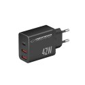 ESPERANZA ŁADOWARKA SIECIOWA 42W USB-C PD 30W / 2X USB-A 12W EZC106K