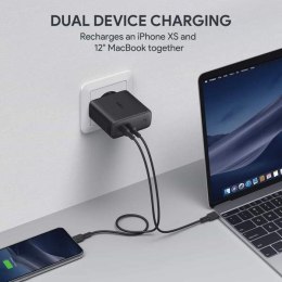 AUKEY PA-D5 ŁADOWARKA SIECIOWA 63W 2XUSB PD 3.0