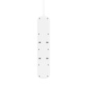 Listwa zasilająca Belkin Power Surge 4-PORT + 1xUSB-A +1xUSB-C 2.4A PD 525J 2m White