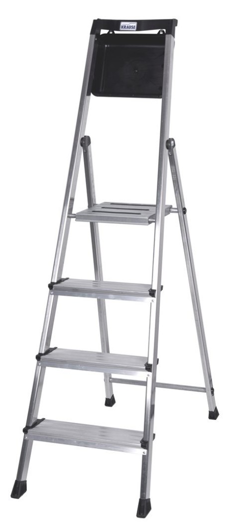 Drabina 4 stopniowa aluminiowa Krause Secury 126528 Drabina 4 stopniowa aluminiowa Krause Secury 126528