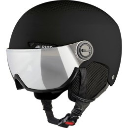 Kask narciarski ALPINA ARBER VISOR Q LITE BLACK 58-61