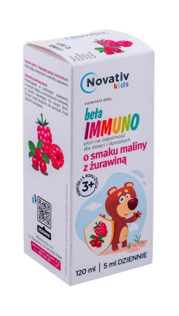 Novativ Kids Beta Immuno płyn na odporność 120ml