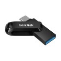 Pendrive SanDisk Ultra Dual GO SDDDC3-128G-G46 (128GB; USB 3.0, USB-C; kolor czarny)