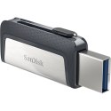 Pendrive SanDisk Ultra SDDDC2-128G-G46 (128GB; USB 3.1, USB-C; kolor czarny)