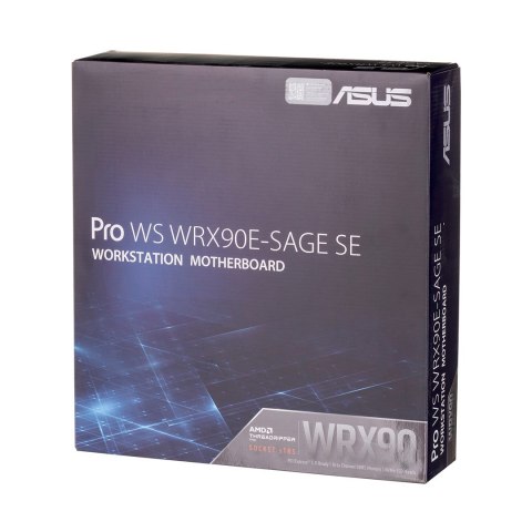 Płyta główna Asus Pro WS WRX90E-SAGE SE 1x sTR5 AMD ryzen Threadripper PRO 7000 SoC (8x DIMM, 4x SATA, 2x SlimSAS, 4xM.2, 2x10Gb Płyta główna Asus Pro WS WRX90E-SAGE SE 1x sTR5 AMD ryzen Threadripper PRO 7000 SoC (8x DIMM, 4x SATA, 2x SlimSAS, 4xM.2, 2x10Gb