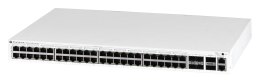 Switch Mikrotik CRS354-48P-4S+2Q+RM 53p PoE (PoE+: 48;) 700W Managed Fast/Gigabit/10G