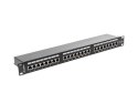 Patch panel Lanberg PPS5-1024-B (1U; kat. 5e; 24xRJ-45)