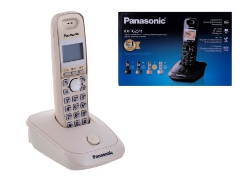 Telefon bezprzewodowy Panadonic KX-TG 2511PDJ Beżowy Telefon bezprzewodowy Panadonic KX-TG 2511PDJ Beżowy