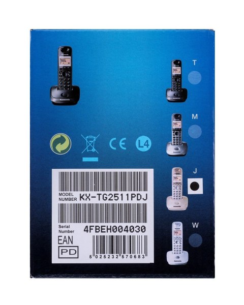 Telefon bezprzewodowy Panadonic KX-TG 2511PDJ Beżowy Telefon bezprzewodowy Panadonic KX-TG 2511PDJ Beżowy