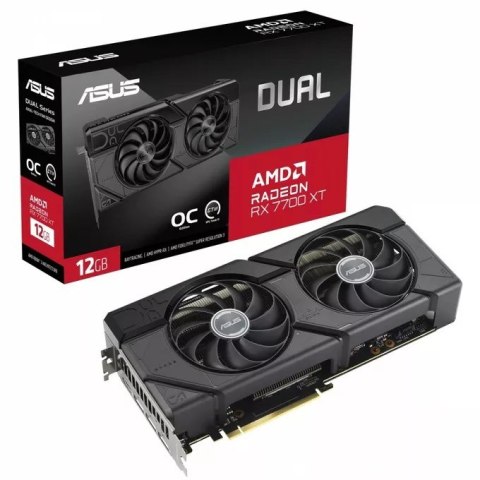Karta graficzna ASUS Dual Radeon RX 7700 XT OC 12GB GDDR6 Karta graficzna ASUS Dual Radeon RX 7700 XT OC 12GB GDDR6