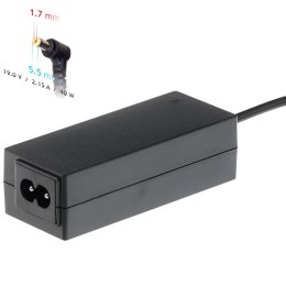 Zasilacz sieciowy Akyga AK-ND-47 do notebooka Acer, DELL, Packard Bell (19 V; 2,15 A; 40W; 5.5 mm x 1.7 mm)