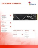 Dysk SSD XPG GAMMIX S70 BLADE 512GB PCIe 4x4 7.2/2.6 GBs