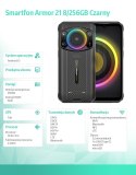 Smartfon Armor 21 4G 8/256GB IP69K głośnik 122dB RGB czarny