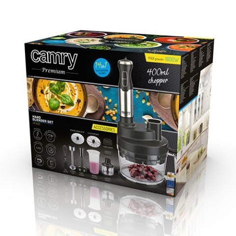Blender ręczny Adler CR 4623 (1600W; kolor czarny) (WYPRZEDAŻ) Blender ręczny Adler CR 4623 (1600W; kolor czarny) (WYPRZEDAŻ)