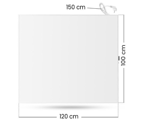 Promiennik podczerwieni Cronos CRP-1200TWP 1200W biały (WYPRZEDAŻ) Promiennik podczerwieni Cronos CRP-1200TWP 1200W biały (WYPRZEDAŻ)