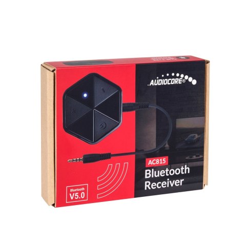 Adapter AUDIOCORE AC815 (Jack 3,5 mm - Jack ; kolor czarny) Adapter AUDIOCORE AC815 (Jack 3,5 mm - Jack ; kolor czarny)