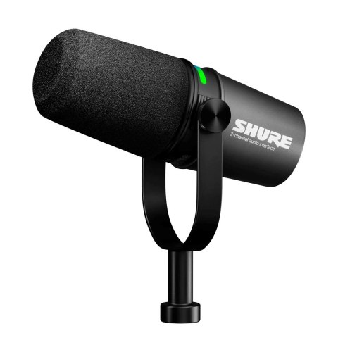 Shure MV7i - Inteligentny mikrofon z interfejsem US