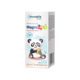 Novativ Kids Magnezoo płyn pomarańczowy 120ml